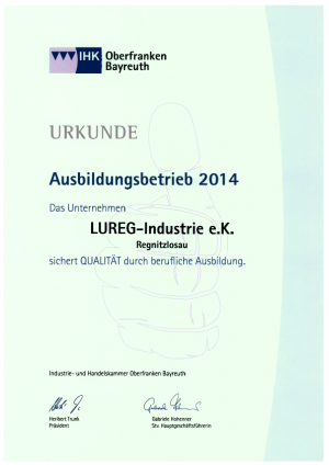 Ausbildungsbetrieb Lureg Industrie